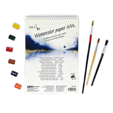 Альбом для акварели SM-LT Art A4, 15 л., 160–400 г/м², на спирали