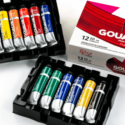 Набор гуашевых красок 12х20мл ROSA Gallery Набор гуашевых красок 12х20мл ROSA Gallery