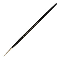 Пензель Колонок круглий, Classic 3007R, № 00, коротка ручка KOLOS