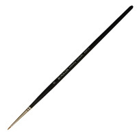 Пензель Колонок круглий, Classic 3007R, №0, коротка ручка KOLOS