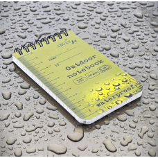 Тактический блокнот, водостойкий, 125х75 мм, 120 г/м2, 48 л., All weather notebook SMILTAINIS