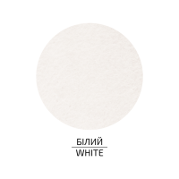 Фетр листковий (поліестер), 21,5х28 см, Білий, 180г/м2, ROSA Talent