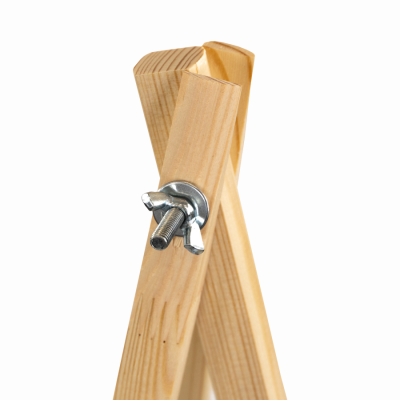 Мольберт - тренога, сосна, 60х75х125 см, мак, высота полотна 120 см, в упаковке, ROSA Studio