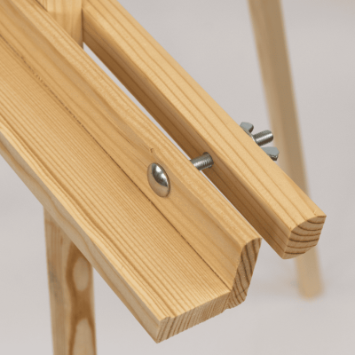 Мольберт - тренога, сосна, 60х75х125 см, мак, высота полотна 120 см, в упаковке, ROSA Studio