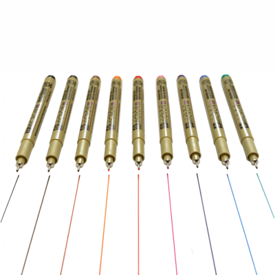 Набор линеров PIGMA Micron 9 шт, разноцветные, Sakura