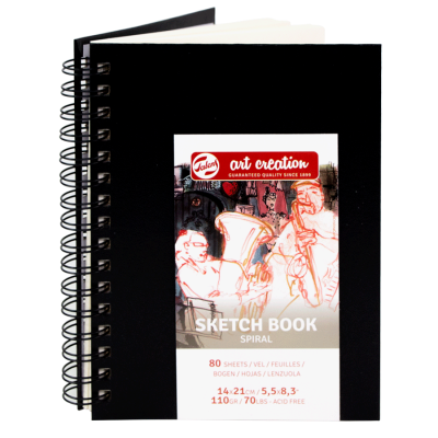 Блокнот на спирали Talens Art Creation 110 г м, 14х21 см, 80л, Royal Talens