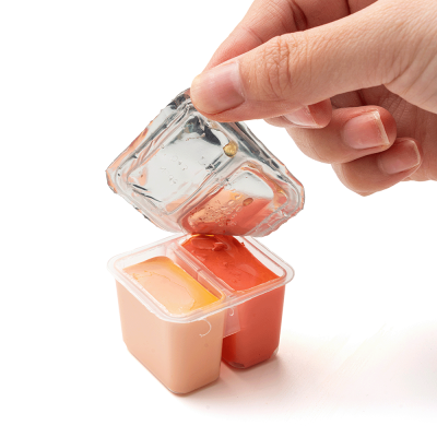 Набор гуашевых красок HIMI Twin Cup 48x12 мл, 3 кисти, персиковый пластиковый пенал Набор гуашевых красок HIMI Twin Cup 48x12 мл, 3 кисти, персиковый пластиковый пенал