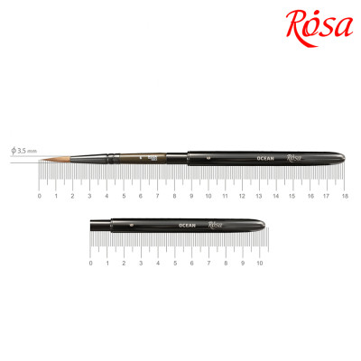 Кисть из соболя круглая TRAVEL BRUSH OCEAN серии 168 №6