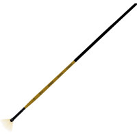 Пензель Щетина віялова, AMBER 2306FN, №0, д.р. ROSA