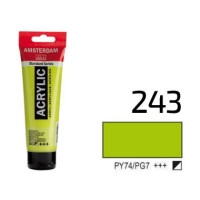 Краска акриловая AMSTERDAM, (243) Зелено-желтый, 20 мл, Royal Talens