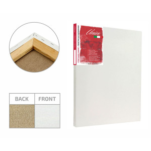 Полотно на підрамнику бавовна 185x370 см, середнє зерно, акриловий ґрунт, модуль №2 Unico