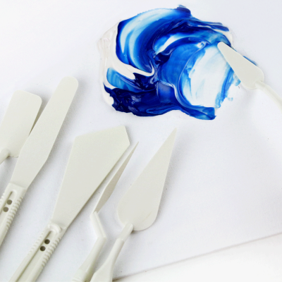 Набор пластиковых мастихинов 6 штук Mungyo MPPK5