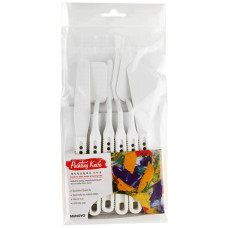 Набор пластиковых мастихинов 6 штук Mungyo MPPK5