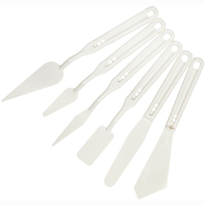 Набор пластиковых мастихинов 6 штук Mungyo MPPK5