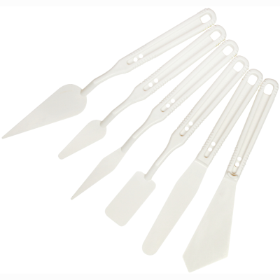 Набор пластиковых мастихинов 6 штук Mungyo MPPK5