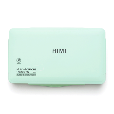 Набор гуашевых красок Jelly Cup 18x30 мл зеленый пластиковый пенал HIMI Набор гуашевых красок Jelly Cup 18x30 мл зеленый пластиковый пенал HIMI