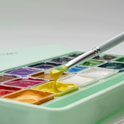 Набор гуашевых красок Jelly Cup 18x30 мл зеленый пластиковый пенал HIMI Набор гуашевых красок Jelly Cup 18x30 мл зеленый пластиковый пенал HIMI