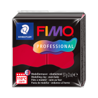 Пластика Professional кармінова 57г Fimo