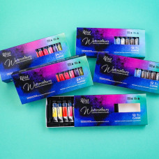 Набір акварельних фарб CLASSIC, 24*10мл, туба, картон, ROSA Gallery