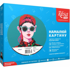 Картина по номерам акрил набор Амели ROSA START