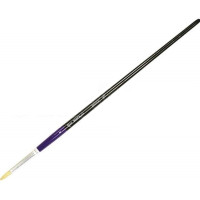 Кисть Щетина круглая, 411, №4, длинная ручка ROSA Studio