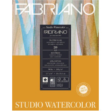 Склейка-блок для акварели Watercolor 28х35,6см, 200 г м2, 20л, мелкое зерно, Fabriano