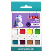 Набор пластики “Unicorn“, 8х20г, Jam Clay, ROSA TALENT (5059009)