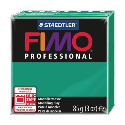 Пластика Fimo Professional, Зелена, 85 р.