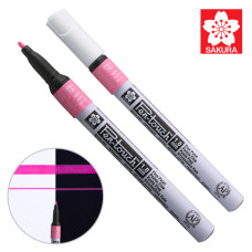 Маркер Pen-Touch Рожевий, флуоресцентний, тонкий (FINE) 1 мм, Sakura (XPMKA320)