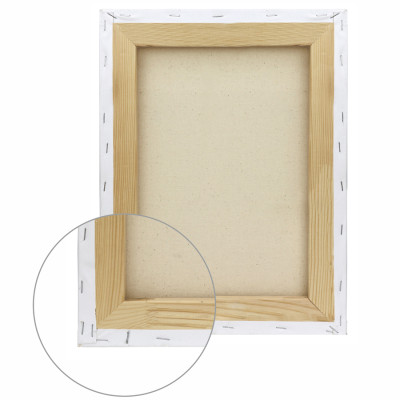 Полотно на підрамнику бавовна 13x18 см, дрібне зерно, акриловий ґрунт, модуль №0 ROSA Studio