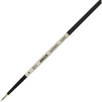 Кисть Синтетика круглая, BREEZE 1226R, №0, кор ручка ROSA 1226R0