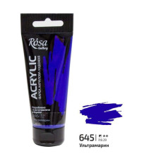 Акрилова фарба, Ультрамарин, 60 мл, ROSA Gallery