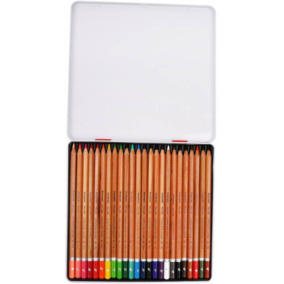 Набор цветных карандашей, EXPRESSION, 24 шт, мет,коробка, Sakura