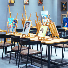 Мольберт настольный, бук, 16х19х44 см, макс. высота полотна 31см, SINOART