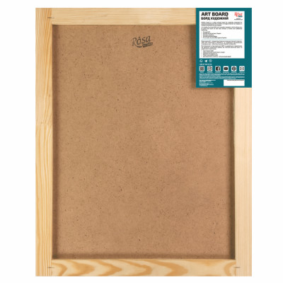 Борд художественный, МДФ грунтованный, 20х30 см, акрил, ROSA Studio