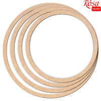 Набір заготовок "Словники снів", МДФ, 4 шт (d:15 см, d:16,5 см, d:18 см, d:20 см), ROSA TALENT (N00001516)