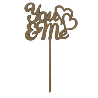 Заготовка топпер You Me ДВП 10х6 см 5 шт ROSA TALENT