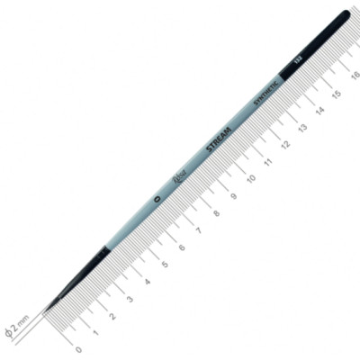 Синтетика кругла, STREAM 132, № 0, к.р. пензель ROSA (18513200)