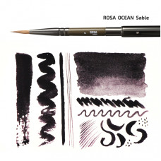 Кисть из соболя круглая TRAVEL BRUSH OCEAN серии 168 №2