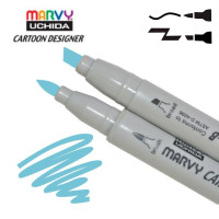 Маркер двосторонній Marvy Світло-блакитний 1900B-S