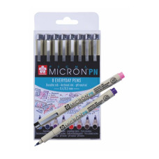 Набор ручек PIGMA MICRON PN 8цв, Sakura