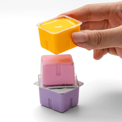 Набір гуашевих фарб Jelly Cup 18x30 мл, зелений пластиковий пенал, HIMI