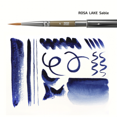 Кисть микс соболь и синтетика круглая TRAVEL BRUSH LAKE серии 178, №6