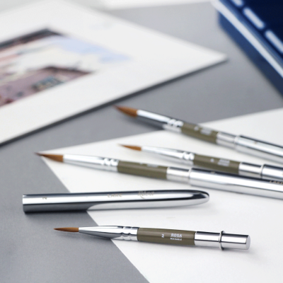 Кисть микс соболь и синтетика круглая TRAVEL BRUSH LAKE серии 178, №6