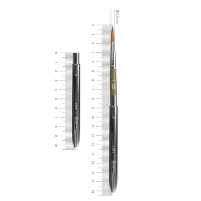 Кисть микс соболь и синтетика круглая TRAVEL BRUSH LAKE серии 178, №6