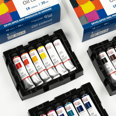 Набір олійних фарб 18×20 мл блістер ROSA Studio