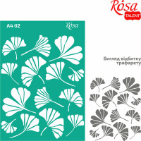 Трафарет самоклеючий багаторазовий, №02, Фоновий, А4 (21х29,7 см), ROSA TALENT (212902)