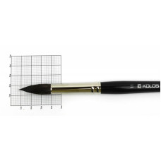 Кисть Белка круглая, Classic 3049R, №11, короткая ручка KOLOS