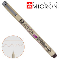 Апполинера PIGMA Micron (0,05), 0,2 мм, Коричневый, Sakura