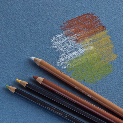 Папір для пастелі CROMIA B2 (50×65 см) №01 white 220 г/м² (2 обірвані краї) 50% бавовна Fabriano